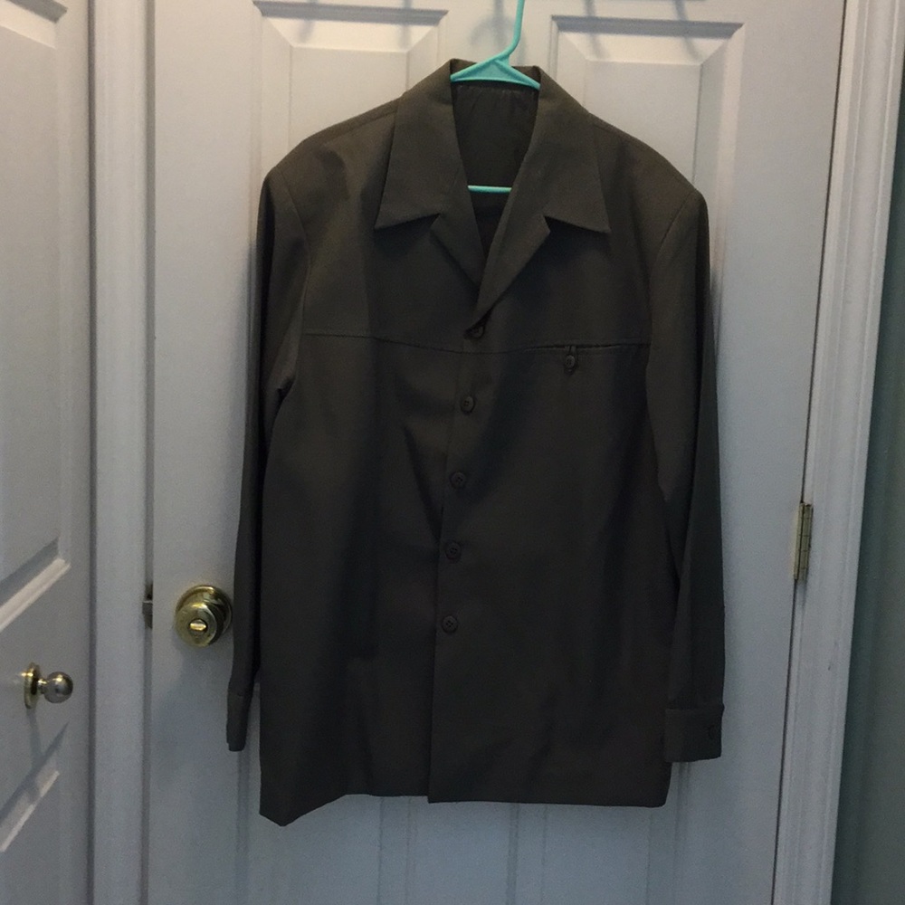Olive Green men’s dress jacket